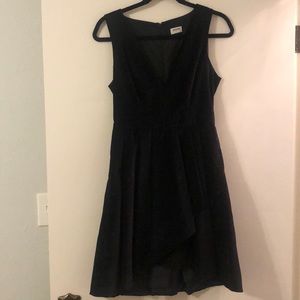 Black velvet dress